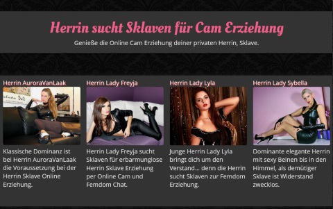 Herrin sucht Sklaven Cam Erziehung