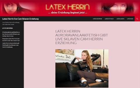 Latex Herrin Cam Erziehung